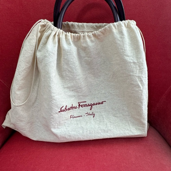 Salvatore Ferragamo Authentic Marlene Pony Hair Tote - Small - Picture 10 of 10